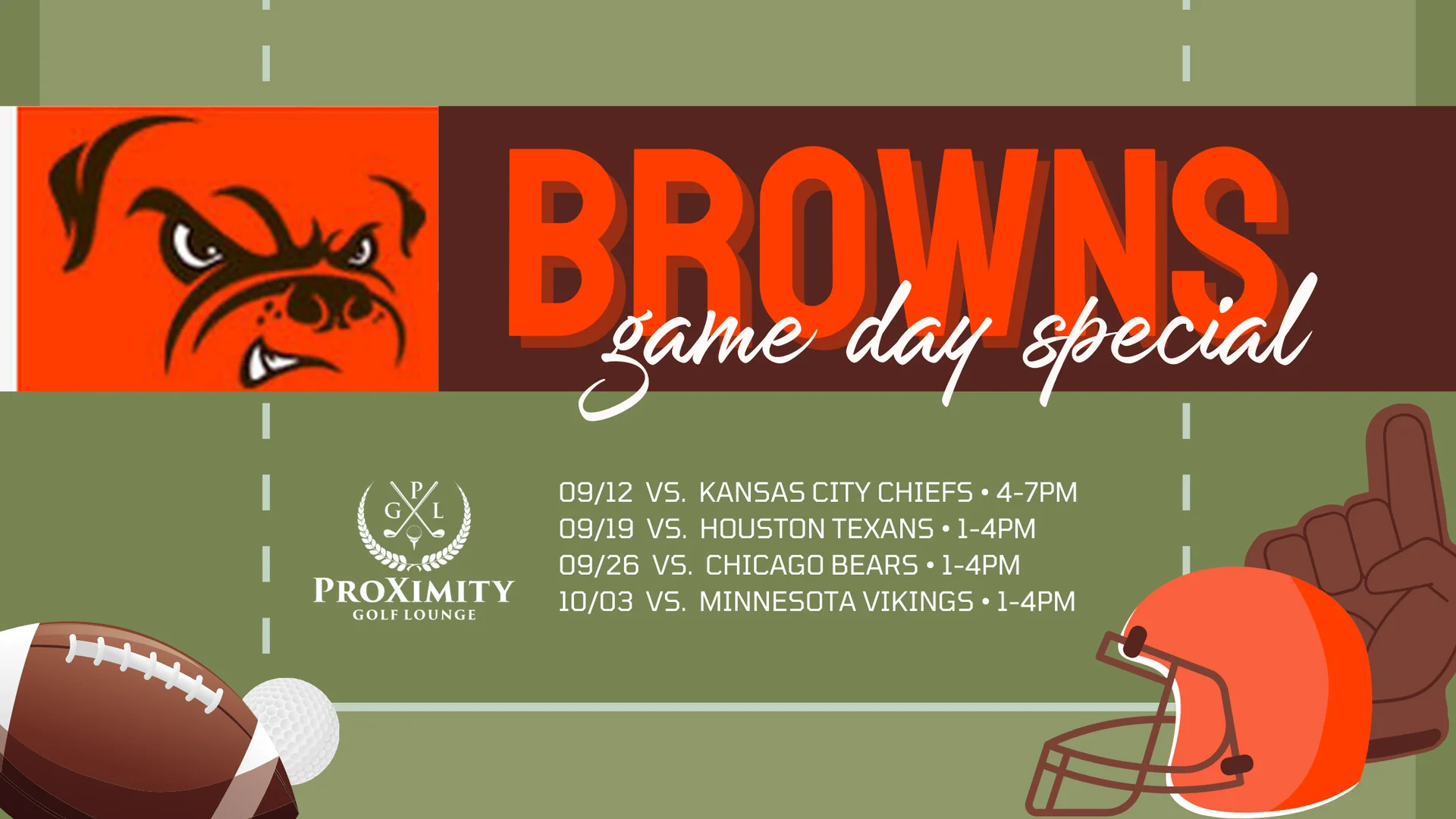 Browns Game Day Packages